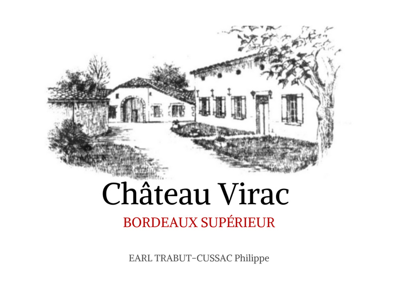 Chateau Virac Trabut Cussac logo